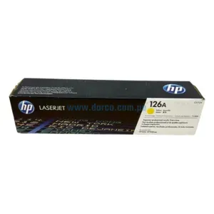 Toner Hp CE312A 126A Amarillo, Para Impresoras Hp LaserJet MFP CP1025nw, M175nw, M175a, M275, CP1020 Rendimiento De 1,000 Paginas