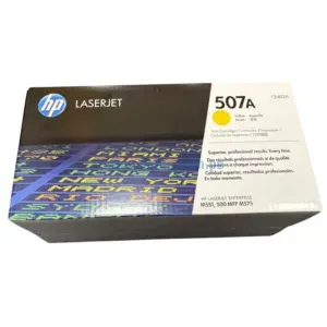 Toner HP CE402A 507A Amarillo, Para Impresoras Hp LaserJet M551N, M551DN, M551xh, MFP M575dn, M575f, M570dn. Rendimiento 6,000 Paginas