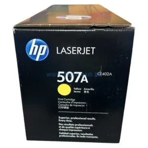 Toner HP CE402A 507A Amarillo, Para Impresoras Hp LaserJet M551N, M551DN, M551xh, MFP M575dn, M575f, M570dn. Rendimiento 6,000 Paginas