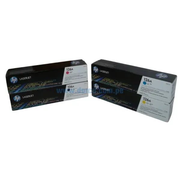 Kit Toner Hp LaserJet MFP M175nw / M175a / M275 (Bk,C,Y,M) Para Impresoras Hp LaserJet MFP M175a, M275, M175nw, CP1020, Pro CP1025nw