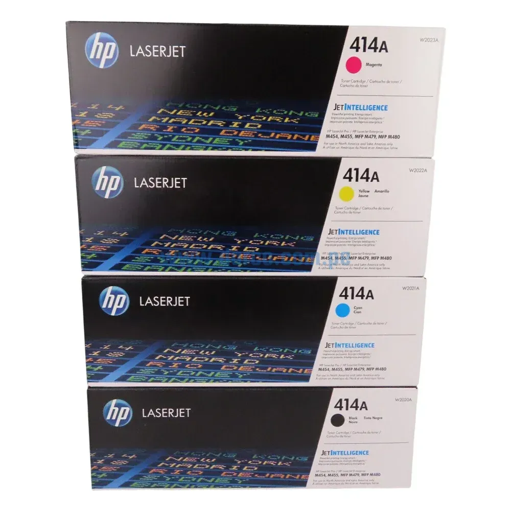 Toner Hp LaserJet MFP M479, M454, M455 (414A) Para Impresoras Hp LaserJet Enterprise Pro M454dw / MFP M479fdn / M479dw / M479fdw