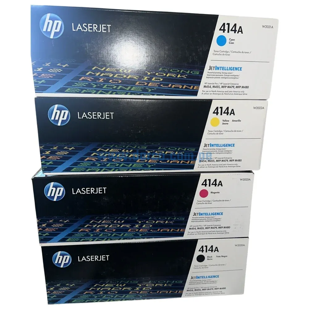 Toner Hp LaserJet MFP M479, M454, M455 (414A) Para Impresoras Hp LaserJet Enterprise Pro M454dw / MFP M479fdn / M479dw / M479fdw