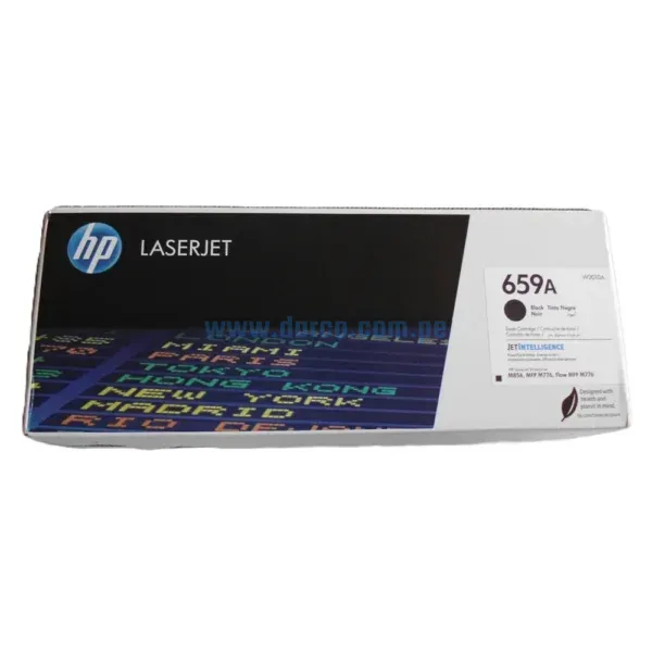 Toner Hp W2010A (659A) Negro, Para Impresoras Hp LaserJet MFP MFP M776z, M776zs, M776dn, M856 Rendimiento De 16,000 Paginas
