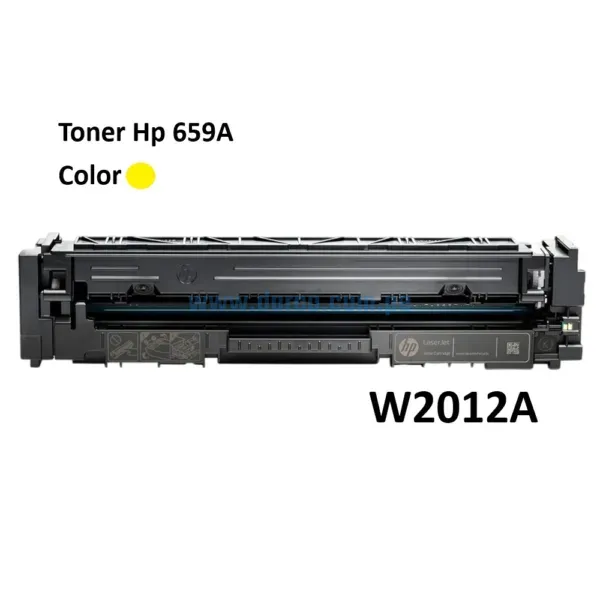 Toner Hp W2012A (659A) Amarillo, Para Impresoras Hp LaserJet MFP MFP M776z, M776zs, M776dn, M856 Rendimiento De 13,000 Paginas