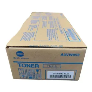 Toner Konica Minolta TN-118 A3VW090 Negro, Para Impresora Fotocopiadora Konica Minolta Bizhub 195, 206, 215, 226, Rendimiento 12.000 Pag.