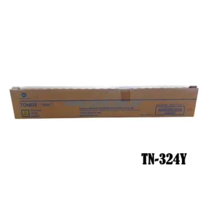 Toner Konica Minolta TN-324Y A8DA29A Amarillo, Para Impresora Fotocopiadora Konica Minolta Bizhub C368, C258, C308 Rendimiento 26,000 Pg