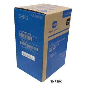Toner Konica Minolta TNP80K AAJW192 Negro, Para Impresora Fotocopiadora Konica Minolta Bizhub C3320i, C3321i Rendimiento 13,500 Paginas