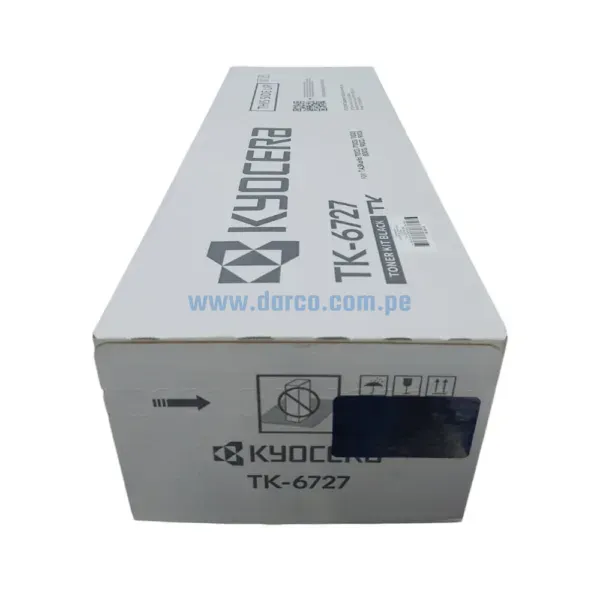 Toner Kyocera TK-6727 Black 1T02NJ0US0. Para Impresoras Kyocera TASKalfa 7002i, 7003i, 8002i, 8003i, 9002i, 9003i, Rendimiento 70.000 Pag.