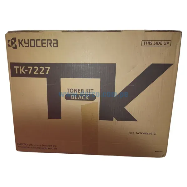 Toner Kyocera TK-7227 Black. Para Impresoras Kyocera TASKalfa 4012i / CS4012i, Rendimiento 35.000 Páginas. Envios a Nivel Nacional