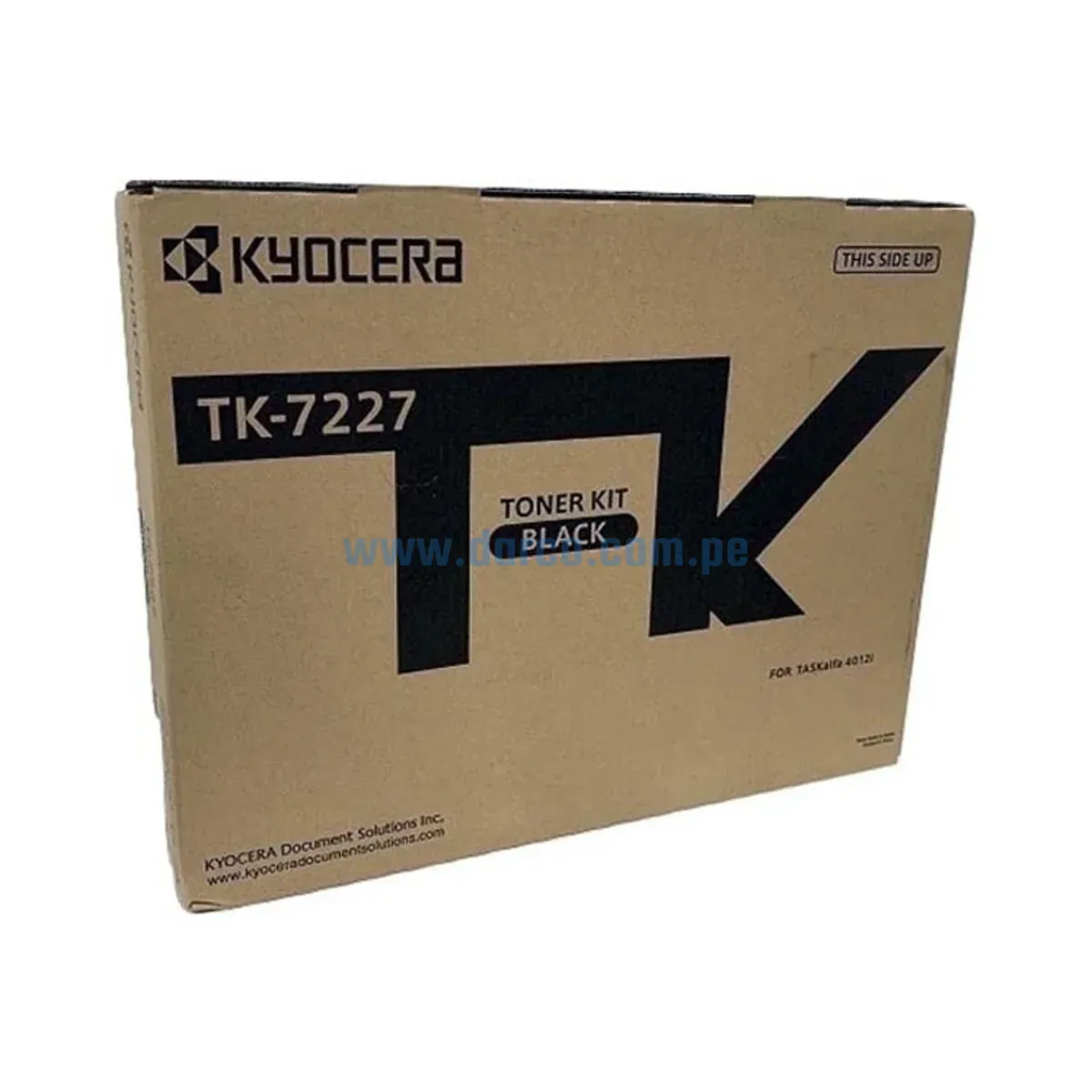 Toner Kyocera TK-7227 Black. Para Impresoras Kyocera TASKalfa 4012i / CS4012i, Rendimiento 35.000 Páginas. Envios a Nivel Nacional