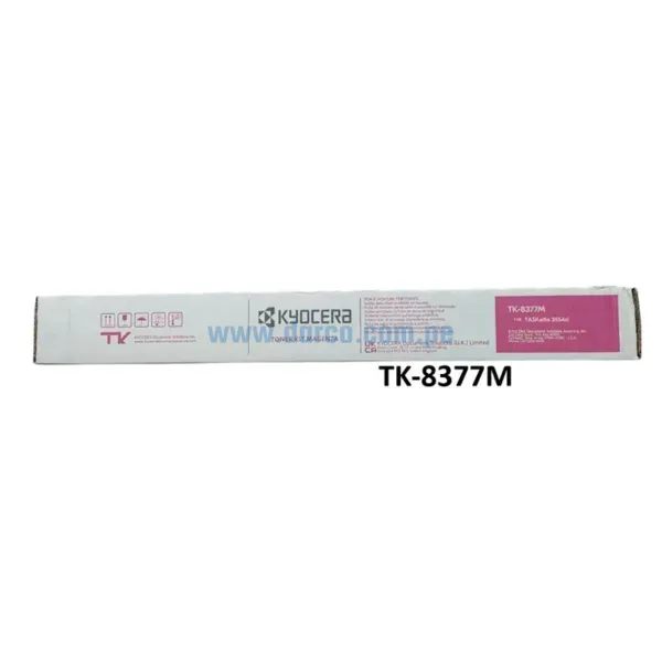 Toner Kyocera TK-8377M Magenta, Para Impresora Kyocera TASKalfa 3554ci, Con Rendimiento De 20.000 Páginas. Envios a Nivel Nacional