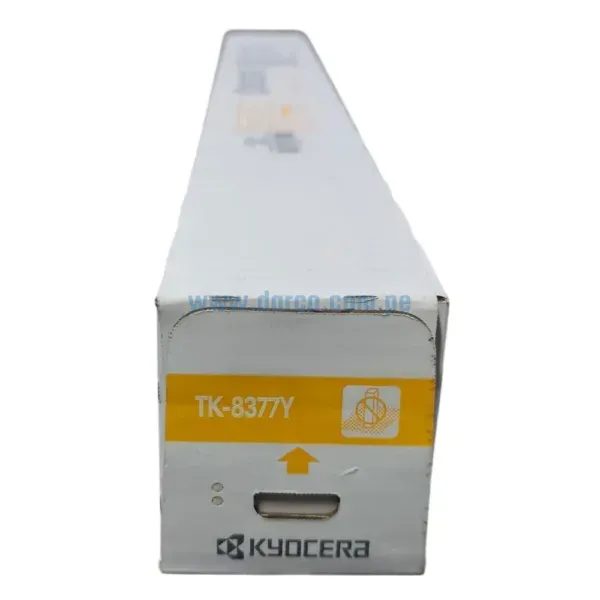 Toner Kyocera TK-8377Y Amarillo, Para Impresora Kyocera TASKalfa 3554ci, Con Rendimiento De 20.000 Páginas. Envios a Nivel Nacional