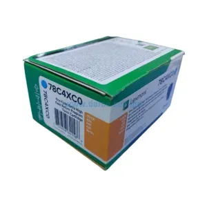 Cartucho De Toner Lexmark 78C4XC0 Cyan, Para impresoras Lexmark CX622ade, CS421dn, CS521dn, CX625, CX522ade, CS622de, CX421, 5k