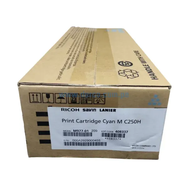 toner-ricoh-408337-m-c250h-c250fw-c251fw-cian Toner Ricoh 408337 M C250H Cyan, Para Impresoras Ricoh M C250FW, C250FWB, C251FW, P C301W, C311W Rendimineto De 6,300 Paginas