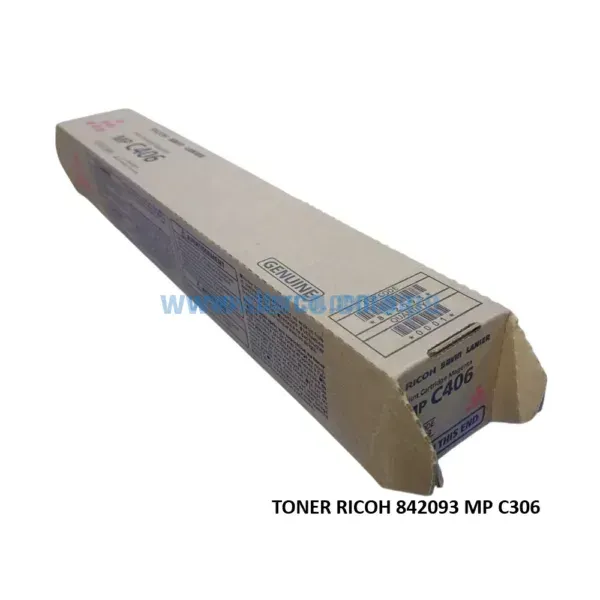 toner-ricoh-842093-mp-c306-magenta-c307-mp-c406-c407 Cartucho De Toner Ricoh 842093 Magenta, Para Impresora Fotocopiadora Ricoh MP C306, C307, C406, C407 Rendimineto De 6,000 Páginas.