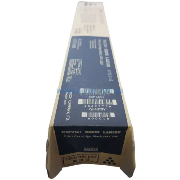 Cartucho De Toner Ricoh IM C300 / IM C400 842378 Negro, Para impresoras Ricoh IM C300F / IM C 400F Rendimineto De 17,000 Páginas.