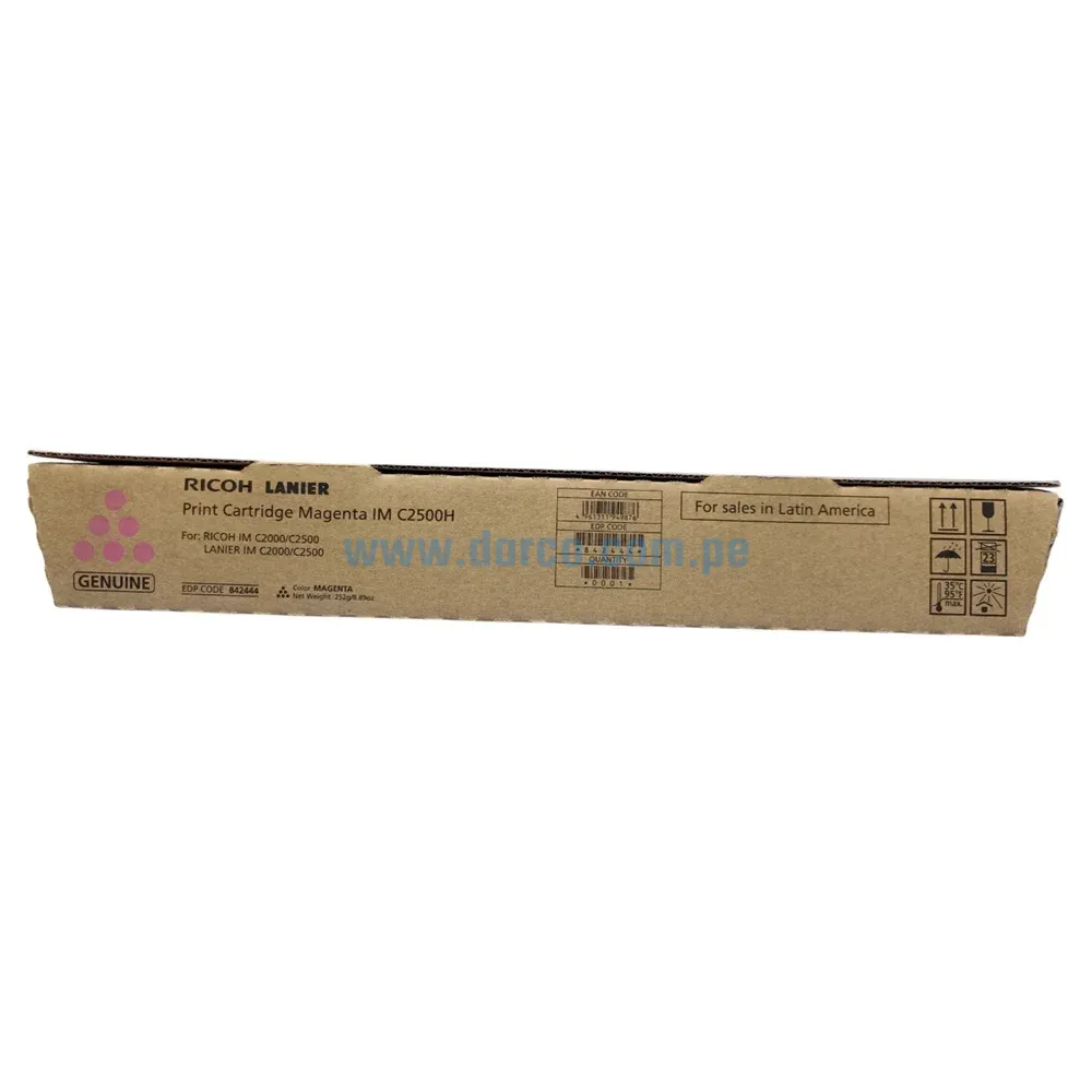 Toner Ricoh IM C2000 / C2500 (842444) Magenta, Para Impresoras Ricoh IM C2000, IM C2500 Rendimineto De 10.500 Paginas. Envios a Nivel Nacional