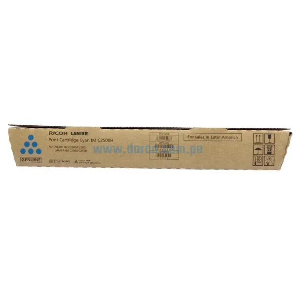 Toner Ricoh IM C2000 / C2500 (842445) Cyan, Para Impresoras Ricoh IM C2000, IM C2500 Rendimineto De 10.500 Paginas. Envios a Nivel Nacional