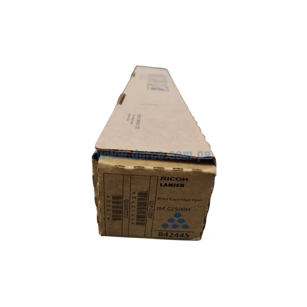 Toner Ricoh IM C2000 / C2500 (842445) Cyan, Para Impresoras Ricoh IM C2000, IM C2500 Rendimineto De 10.500 Paginas. Envios a Nivel Nacional