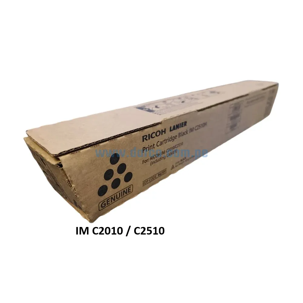 Toner Ricoh IM C2010 / C2510 (842591) Negro, Para Impresoras Ricoh IM C2010, IM C2510 Rendimineto De 30.000 Paginas. Envios a Nivel Nacional