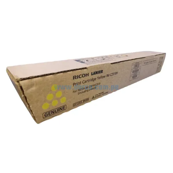 Toner Ricoh IM C2010 / C2510 (842592) Amarillo, Para Impresoras Ricoh IM C2010, IM C2510 Rendimineto De 18.000 Paginas. Envios a Nivel Nacional
