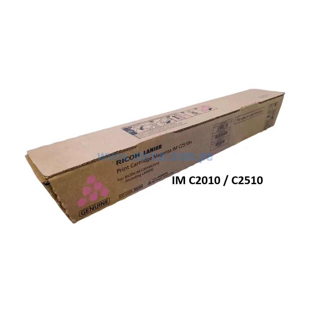 Toner Ricoh IM C2010 / C2510 (842593) Magenta, Para Impresoras Ricoh IM C2010, IM C2510 Rendimineto De 18.000 Paginas. Envios a Nivel Nacional