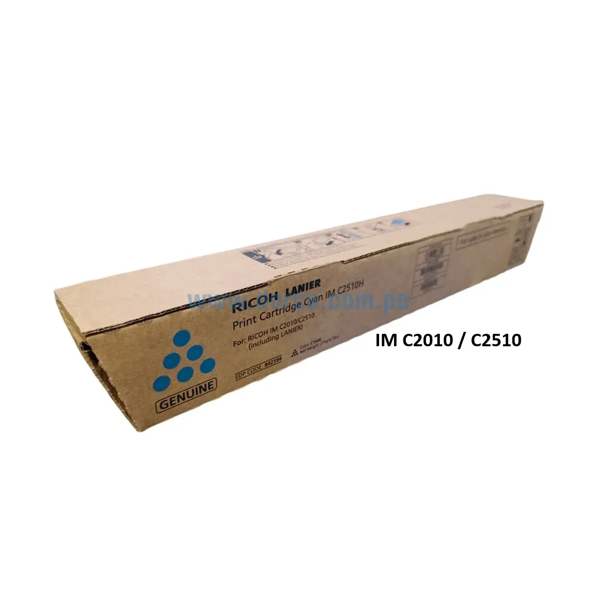 Toner Ricoh IM C2010 / C2510 (842594) Cyan, Para Impresoras Ricoh IM C2010, IM C2510 Rendimineto De 18.000 Paginas. Envios a Nivel Nacional