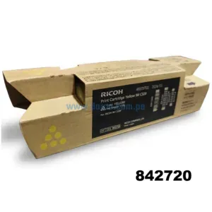Toner Ricoh IM C320F 842720 Amarillo, Para Impresoras Ricoh Multifuncional IM C320F, M C320FW, P C375 Rendimiento De 10.000 Paginas.