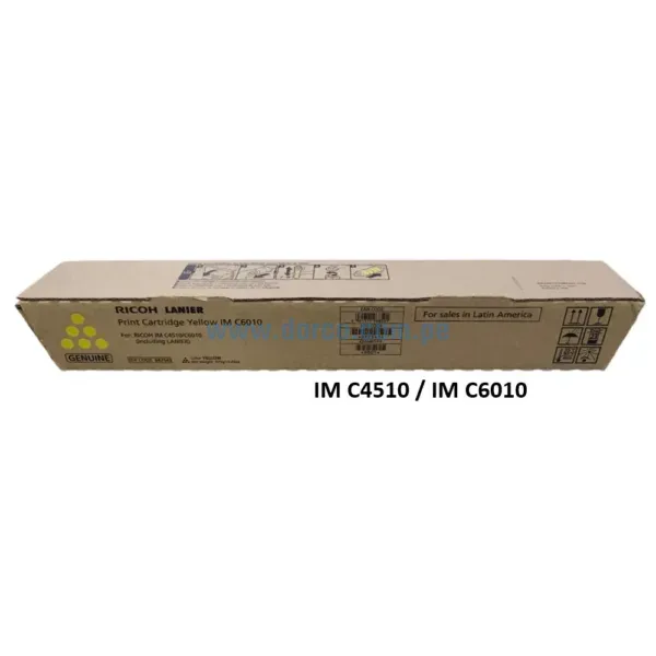 toner-ricoh-im-c4510-im-c6010-842543-amarillo Toner Ricoh IM C4510 / IM C6010 (842543) Amarillo🟡, Para Impresoras Ricoh IM C4510 / IM C6010 Alto Rendimiento De 28.000 Paginas.