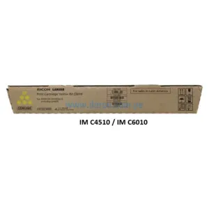 Toner Ricoh IM C4510 / IM C6010 (842543) Amarillo🟡, Para Impresoras Ricoh IM C4510 / IM C6010 Alto Rendimiento De 28.000 Paginas.