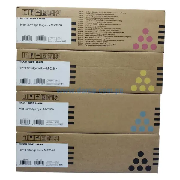 toner-ricoh-m-c250h-m-c251fw-black-cian-magenta-amarillo Kit De Toner Ricoh M C250H Para Impresoras Ricoh M C250FW, C250FWB, C251FW, P C301W, C311W Envios Lima Metropolitana y Provincias