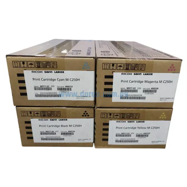 toner-ricoh-m-c250h-m-c251fw-negro-cyan-magenta-amarillo Kit De Toner Ricoh M C250H Para Impresoras Ricoh M C250FW, C250FWB, C251FW, P C301W, C311W Envios Lima Metropolitana y Provincias