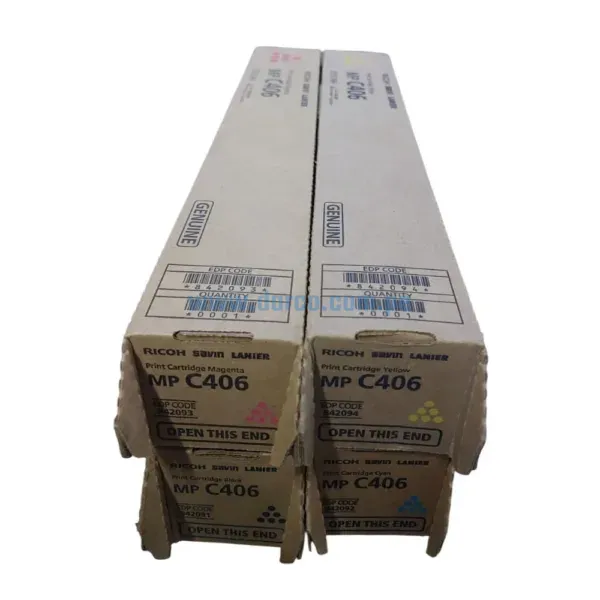 toner-ricoh-mp-c406-842091-842092-842093-842094-black-cyan-magenta-yellow Kit De Toner Ricoh MP C406 (Bk,C,M,Y) Para Fotocopiadora Ricoh MP C306, C307, C406, C407 Rendimineto De 35.000 Paginas El Kit De Los Cuatro Colores