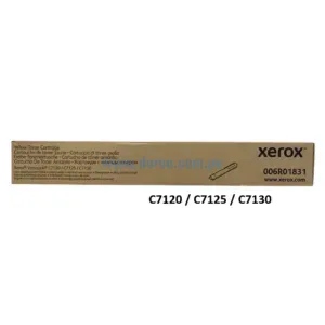 Cartucho De Toner Xerox 006R01831 Amarillo, Para impresoras Xerox VersaLink C7120, C7125, C7130 Rendimiento 18,500 Páginas.