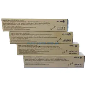 Kit De Toner xerox C7020 / C7025 Black, Cyan, Magenta, Yellow, Para impresoras Xerox VersaLink C7020, C7025, C7030, Capacidad 40,100 Páginas