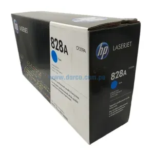Tambor Drum HP CF359A 828A Cyan. Para impresoras Hp LaserJet Enterprise M855dn, M855x, M855xh, M880z, M880z Rendimiento 30,000 Pag