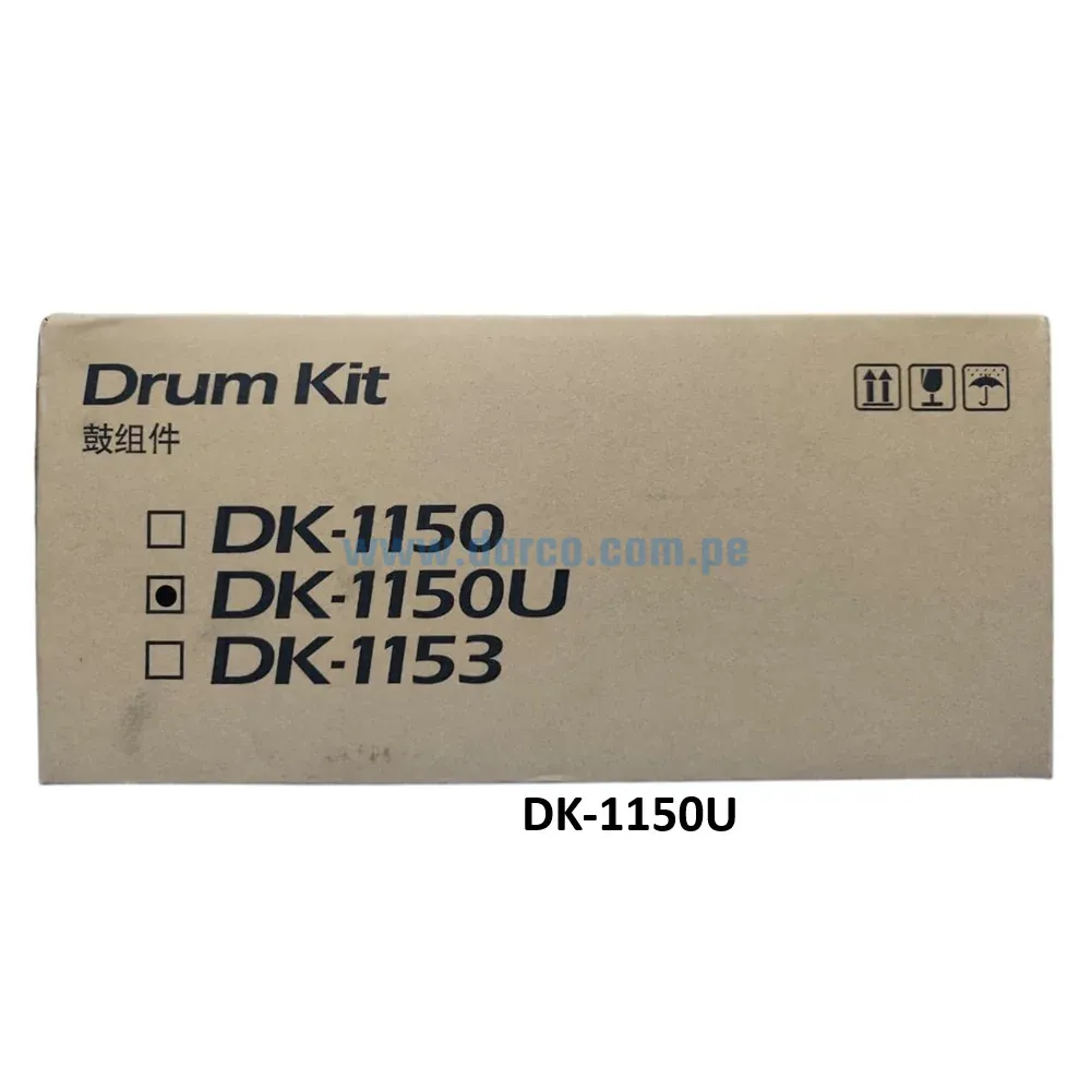Drum Kyocera DK-1150U Unidad De Imagen, Para impresoras Kyocera Ecosys M2040dn, M2640idw, P2040dw, Rendimiento 80,000 Paginas