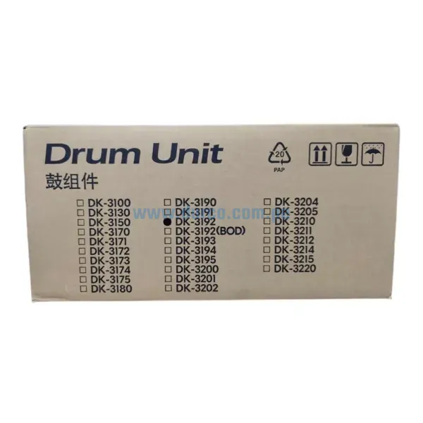 unidad-de-imagen-kyocera-dk-3192-ecosys-m3655idn-p3155dn-p3060dn-drum-original Unidad De Imagen Kyocera DK-3192, Para impresoras Kyocera Ecosys M3655idn, P3060dn, P3155dn, Rendimiento 500,000 Paginas